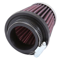 Load image into Gallery viewer, K&N Universal Chrome Filter-Round Tapered-1.688in Flange ID x 2in Top OD x 3in Base OD x 2.75in H