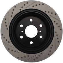 Load image into Gallery viewer, StopTech 05-10 GMC Sierra (w/ Rear Drum) / 07-09 GMC Yukon Rear Right Slotted & Drilled Rotor