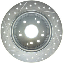 Load image into Gallery viewer, StopTech Select Sport 04-08 Acura TL Drilled & Slotted Rear Driver Side Sport Brake Rotor