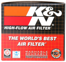 Load image into Gallery viewer, K&N Filter Universal Rubber Filter Oval Tapered 4in Base O/S L x 3.5in Top O/S L x 2.75in H