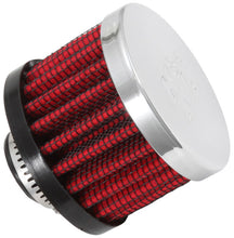 Load image into Gallery viewer, K&N Clamp On Rubber Base Crankcase Vent Filter 0.5in Flange ID 2in OD 1.5in Height