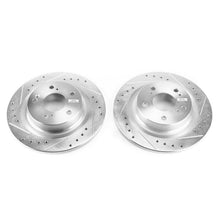 Load image into Gallery viewer, Power Stop 17-18 Honda Civic Rear Evolution Drilled & Slotted Rotors - Pair