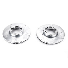 Load image into Gallery viewer, Power Stop 15-19 Ford Transit-350 HD Front Evolution Drilled & Slotted Rotors - Pair