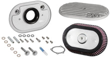 Load image into Gallery viewer, K&N Street Metal Intake System Side Draft Dyna/Softail Silver Intake System-Harley Davidson