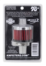 Load image into Gallery viewer, K&N 0.625 inch ID 2 inch OD 1.5 inch H Clamp On Crankcase Vent Filter