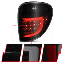 Load image into Gallery viewer, ANZO 2004-2007 Dodge Grand Caravan LED Tail Lights w/ Light Bar Black Housing Smoke Lens