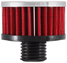 Load image into Gallery viewer, K&N .5in Flange ID x 3in OD x 3.25in H Rubber Base Crankcase Vent Filter
