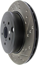 Load image into Gallery viewer, StopTech 08+ Subaru STI (Will Not Fit 05-07) Slotted & Drilled Sport Brake Rotor
