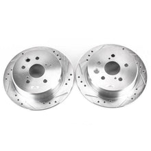 Load image into Gallery viewer, Power Stop 06-15 Lexus IS250 Rear Evolution Drilled & Slotted Rotors - Pair