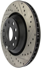 Load image into Gallery viewer, StopTech 09 VW Passat CC / 06-09 Passat Slotted & Drilled Left Rear Rotor