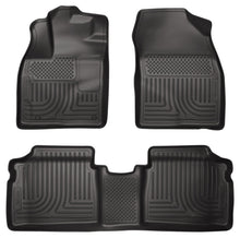 Load image into Gallery viewer, Husky Liners 12 Toyota Prius (PlugIn Models ONLY) WeatherBeater Front & 2nd Seat Black Floor Liners