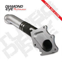 Load image into Gallery viewer, Diamond Eye TURBO-DIRECT 3in AL CHEVY LB7 DURAMAX 01-04 5 BTWN TURBO & F PIPE TRANS DIPSTICK MOD REQ