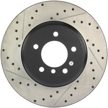 Load image into Gallery viewer, StopTech 08-09 BMW 535 Series / 04-09 545i/550i/645Ci/650i Slotted & Drilled Right Front Rotor