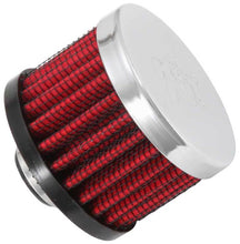 Load image into Gallery viewer, K&N Clamp On Rubber Base Crankcase Vent Filter 0.375in Flange ID x 2in OD x 1.5in Height