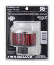 Load image into Gallery viewer, K&N .5in Flange ID x 3in OD x 3.25in H Rubber Base Crankcase Vent Filter