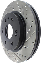 Load image into Gallery viewer, StopTech 05-10 GMC Sierra 1500 (w Rear Drum) / 07-09 GMC Yukon Front Left Slotted & Drilled Rotor