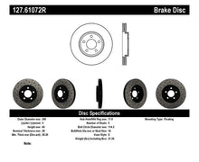 Load image into Gallery viewer, StopTech 03-09 Lincoln Town Car / 03-09 Mercury Grand Marquis Front Right Slotted & Drilled Rotor