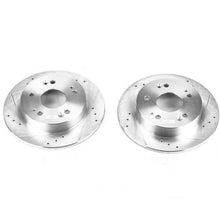 Load image into Gallery viewer, Power Stop 13-15 Acura ILX Rear Evolution Drilled & Slotted Rotors - Pair