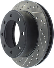 Load image into Gallery viewer, StopTech 00-05 Ford Excursion 4WD / 99-04 F250/F350 Pickup Front Slotted & Drilled Right Rotor