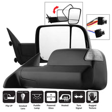 Load image into Gallery viewer, Xtune Dodge Ram 1500 09-12 L&R Manual Extendable Power Heated Adjust Mirror MIR-DRAM09S-PWH-SET