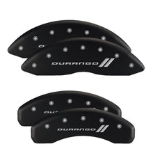 Load image into Gallery viewer, MGP 4 Caliper Covers Engraved Front & Rear MGP Black finish silver ch