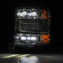 Load image into Gallery viewer, AlphaRex 04-15 Chevy 1500HD NOVA-Series LED Proj Headlights Chrome w/Activ Light/Seq Signal & SB DRL