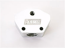 Load image into Gallery viewer, Russell Performance Billet Aluminum Y-Block w/ -10 AN inlet & -8 AN outlet (Polished finish)