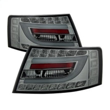 Load image into Gallery viewer, Spyder Audi A6 05-08 4Dr Sedan Only Light Bar LED Tail Lights Smke ALT-YD-AA605V2-LBLED-SM