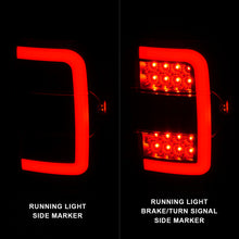 Load image into Gallery viewer, ANZO 2001-2011 Ford Ranger LED Tail Lights w/ Light Bar Black Housing Clear Lens