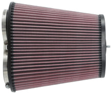 Load image into Gallery viewer, K&N Universal Clamp-On Air Filter 3-1/8in Dual FLG 8-7/8in X 5-3/16 B 6-1/4in X 4IN T, 9inH W/STUD