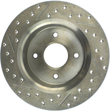 Load image into Gallery viewer, StopTech Nissan 81 280ZX SportStop Slotted & Drilled Left Rear Rotor