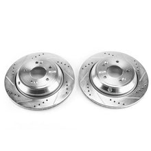 Load image into Gallery viewer, Power Stop 11-16 Hyundai Equus Rear Evolution Drilled & Slotted Rotors - Pair