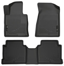 Load image into Gallery viewer, Husky Liners 2015 Hyundai Sonata Weatherbeater Black Front & 2nd Seat Floor Liners