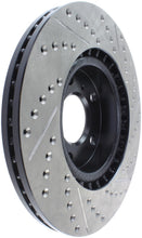 Load image into Gallery viewer, StopTech 1/02-05 Infiniti G35 (alloy disc) / 6/02-05 Nissan 350Z Slotted & Drilled Right Front Rotor