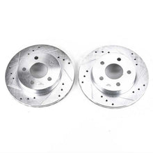 Load image into Gallery viewer, Power Stop 93-97 Ford Thunderbird Rear Evolution Drilled & Slotted Rotors - Pair