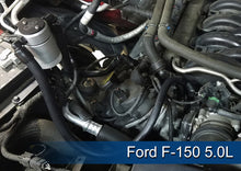 Load image into Gallery viewer, J&L 2011-2023 Ford F-150 2.7L/3.5L/5.0L Passenger Side Oil Separator 3.0 - Clear Anodized
