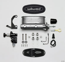 Load image into Gallery viewer, Wilwood HV Tandem M/C Kit w L/H Bracket & Prop Valve - 7/8in Bore-W/Pushrod - Early Mustang