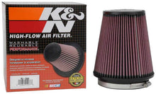 Load image into Gallery viewer, K&N Filter Universal Rubber Filter 5 inch Flange 6 1/2 inch Base 4 3/8 inch Top 7 inch Height