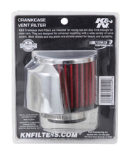 Load image into Gallery viewer, K&N 1.5in Flange ID x 3in OD x 2.5in Height Clamp On Crankcase Vent Filter