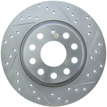 Load image into Gallery viewer, StopTech Select Sport 06-10 Volkswagen Jetta Slotted & Drilled Left Rear Rotor