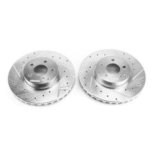 Load image into Gallery viewer, Power Stop 2014 Mercedes-Benz C300 Front Evolution Drilled & Slotted Rotors - Pair