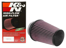 Load image into Gallery viewer, K&N Universal Clamp-On Air Filter 4in FLG / 6in B / 4in T / 7in H