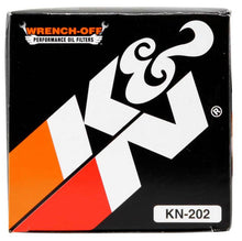 Load image into Gallery viewer, K&N Honda / Kawasaki 3.25in OD x 3.719in H Oil Filter