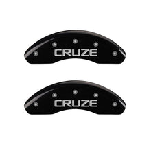 Load image into Gallery viewer, MGP 4 Caliper Covers Engraved Front & Rear Gen 2/Viper Yellow Finish Black Ch