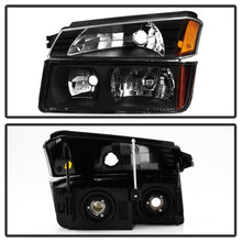 Load image into Gallery viewer, xTune 02-06 Chevy Avalanche w/Cladding OEM Bumper Light & Headlights - (BLACK) (HD-JH-CAVA02-SET-BK)