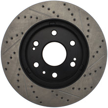 Load image into Gallery viewer, StopTech 05-10 GMC Sierra 1500 (w Rear Drum) / 07-09 GMC Yukon Front Right Slotted & Drilled Rotor