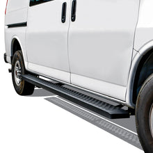Load image into Gallery viewer, Westin Ford Transit Van 150/250/350 (46in Driver & 97in. Pass) Grate Steps Running Boards - Tex. Blk