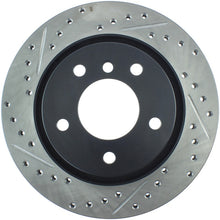 Load image into Gallery viewer, StopTech Power Slot 00 BMW 323 / 01-07 325 / 99-00 328 Series Rear Right Drilled & Slotted Rotor