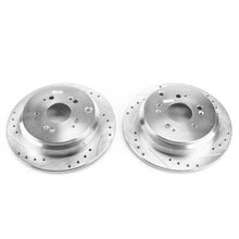 Load image into Gallery viewer, Power Stop 05-10 Honda Odyssey Rear Evolution Drilled & Slotted Rotors - Pair