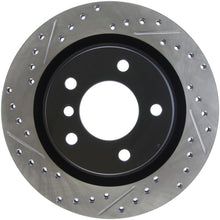 Load image into Gallery viewer, StopTech 06 BMW 325 / 07-09 BMW 328 Slotted & Drilled Right Rear Rotor